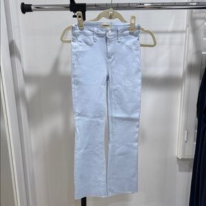 L'AGENCE Women's Straight Leg Jeans in Light Blue